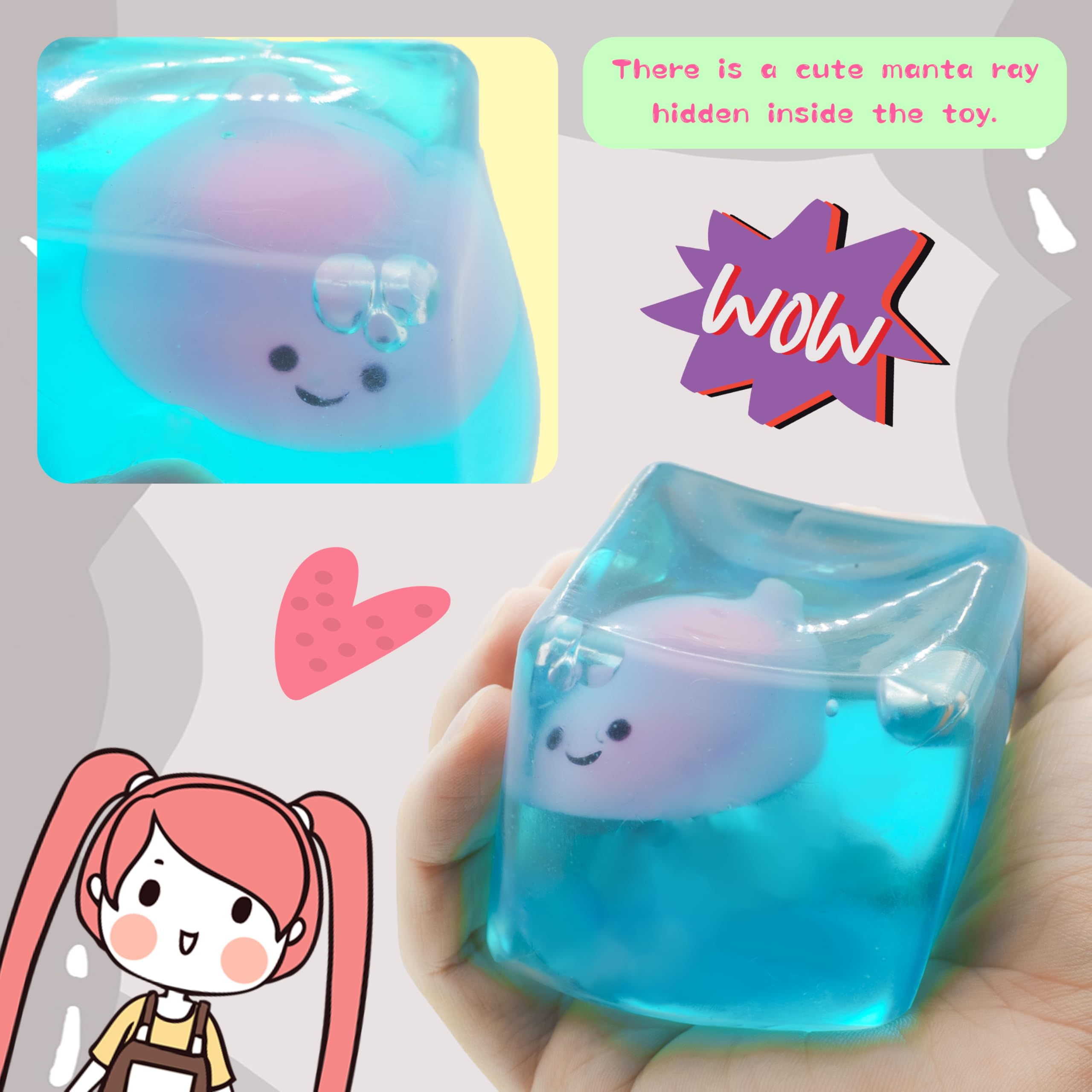 CYICTOY Stress Cube easy to clean for daily use.