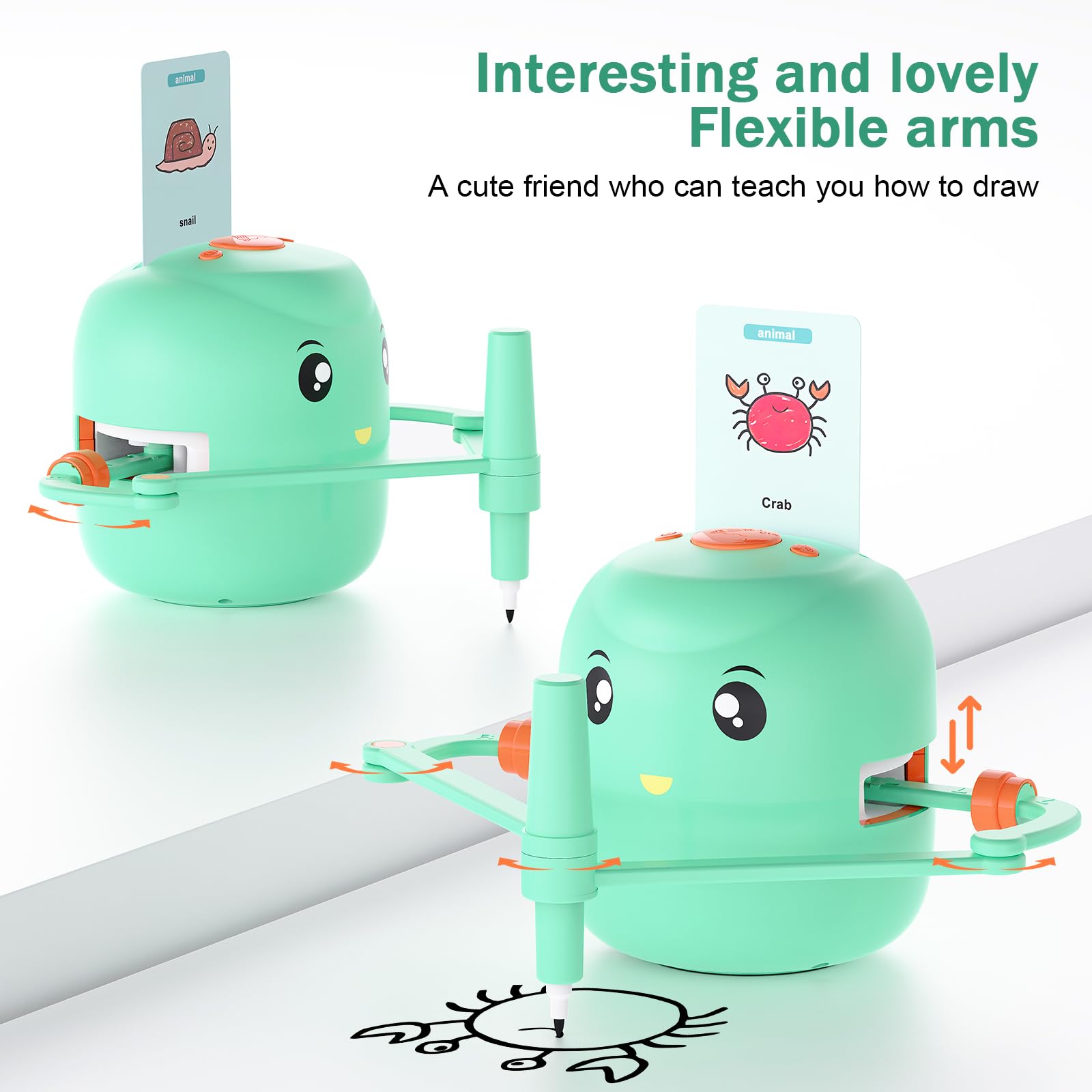 CYJBE voice-interaction feature highlighting effortless storytelling and guided drawing prompts