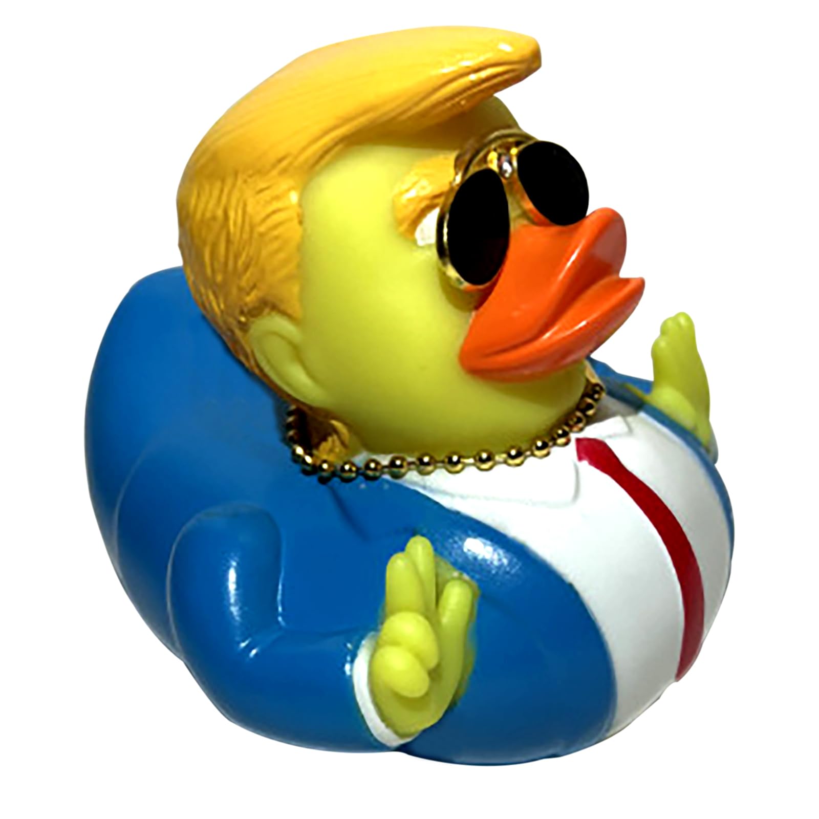 Cykqyzf Jeeps Duck bath toy with Jeep motif for playful bath time.