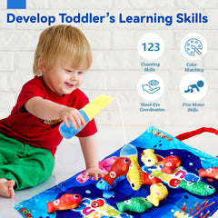 Cylazo Count Learning child fishing scene inspires imaginative play.