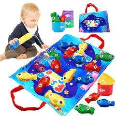Cylazo Count Learning fishing pole boosts hand-eye coordination during toddler play.