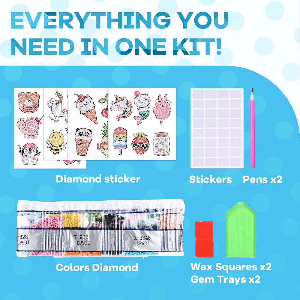 Cymbana 5D diamond stickers butterfly design enhances sensory crafting with shiny gems.
