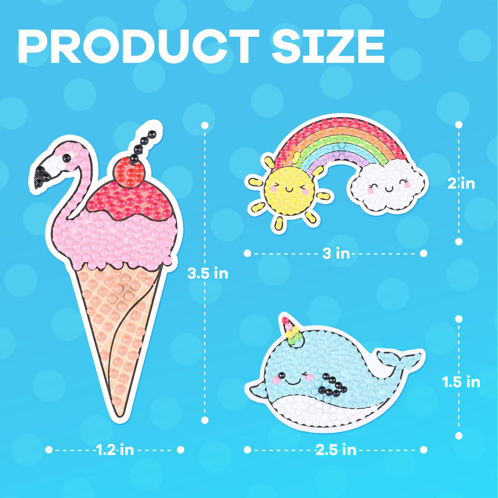 Cymbana 5D diamond stickers whale design adds playful decor to art sessions.