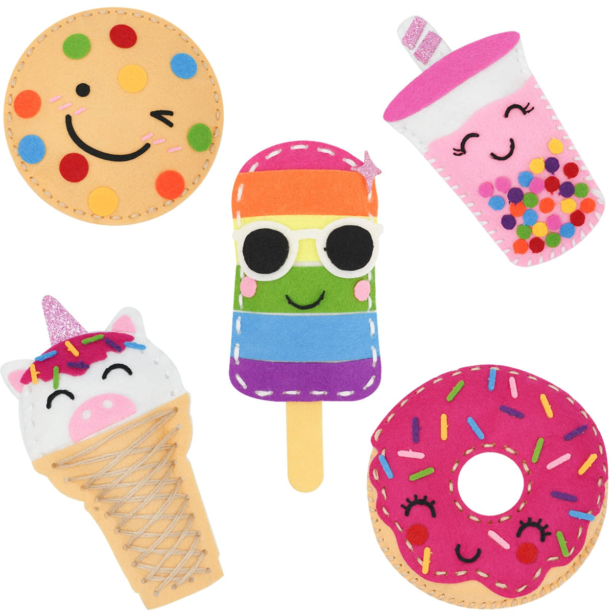 Cymbana Kids Sewing Kit donut set—beginner-friendly project for little makers