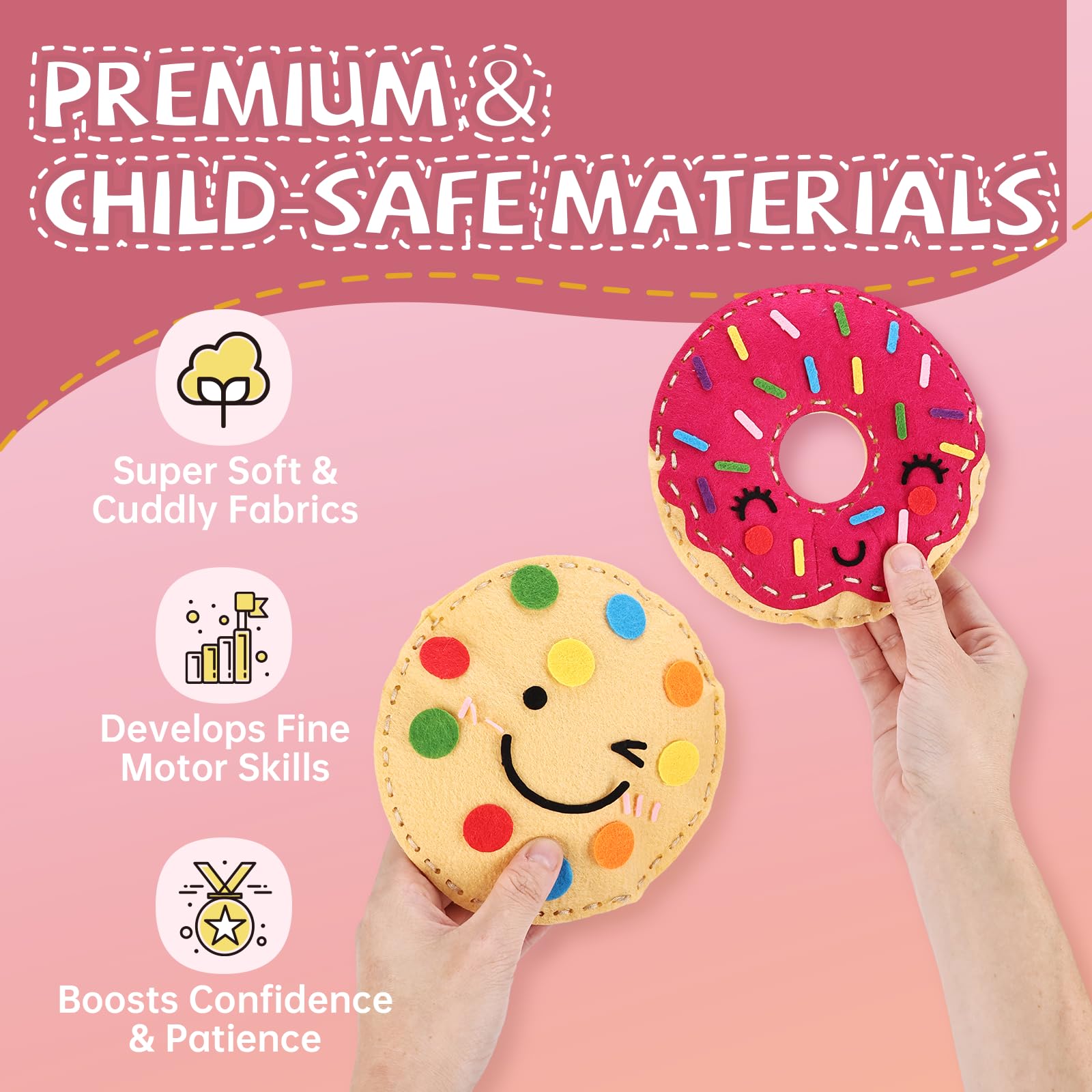 Cymbana Kids Sewing Kit soda bottle—fun, bite-sized craft activities