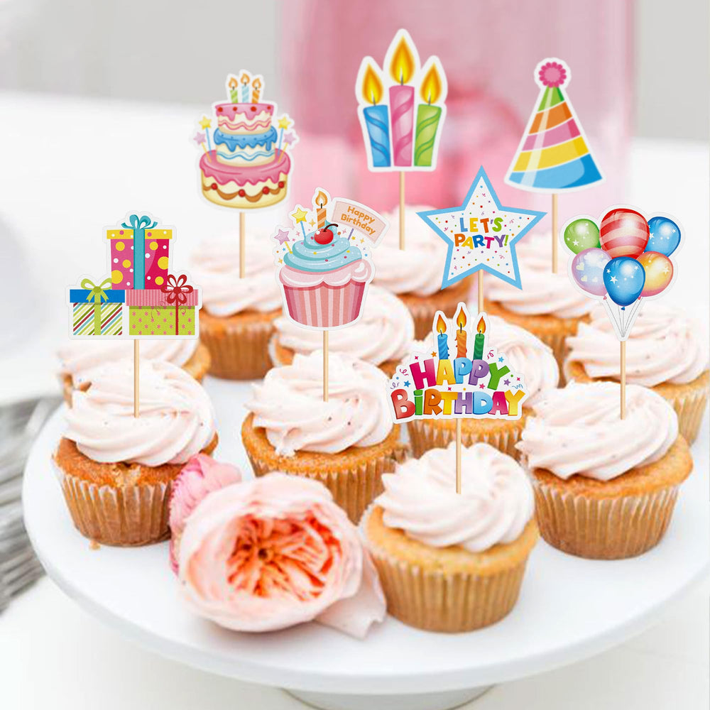 cyodoos baby shower cupcake picks beautify desserts for memorable gatherings