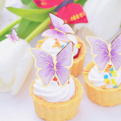 Cyodoos butterfly topper enhances presentation with a vivid 3D look.
