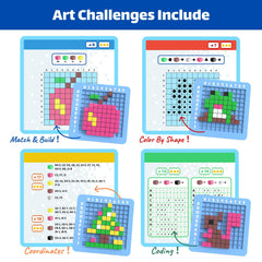 CYOEST Pixel Art Kit color palette shows vibrant hues for designs
