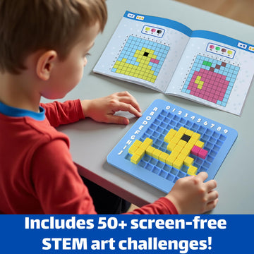 CYOEST Pixel Art Kit components laid out for easy hands-on learning