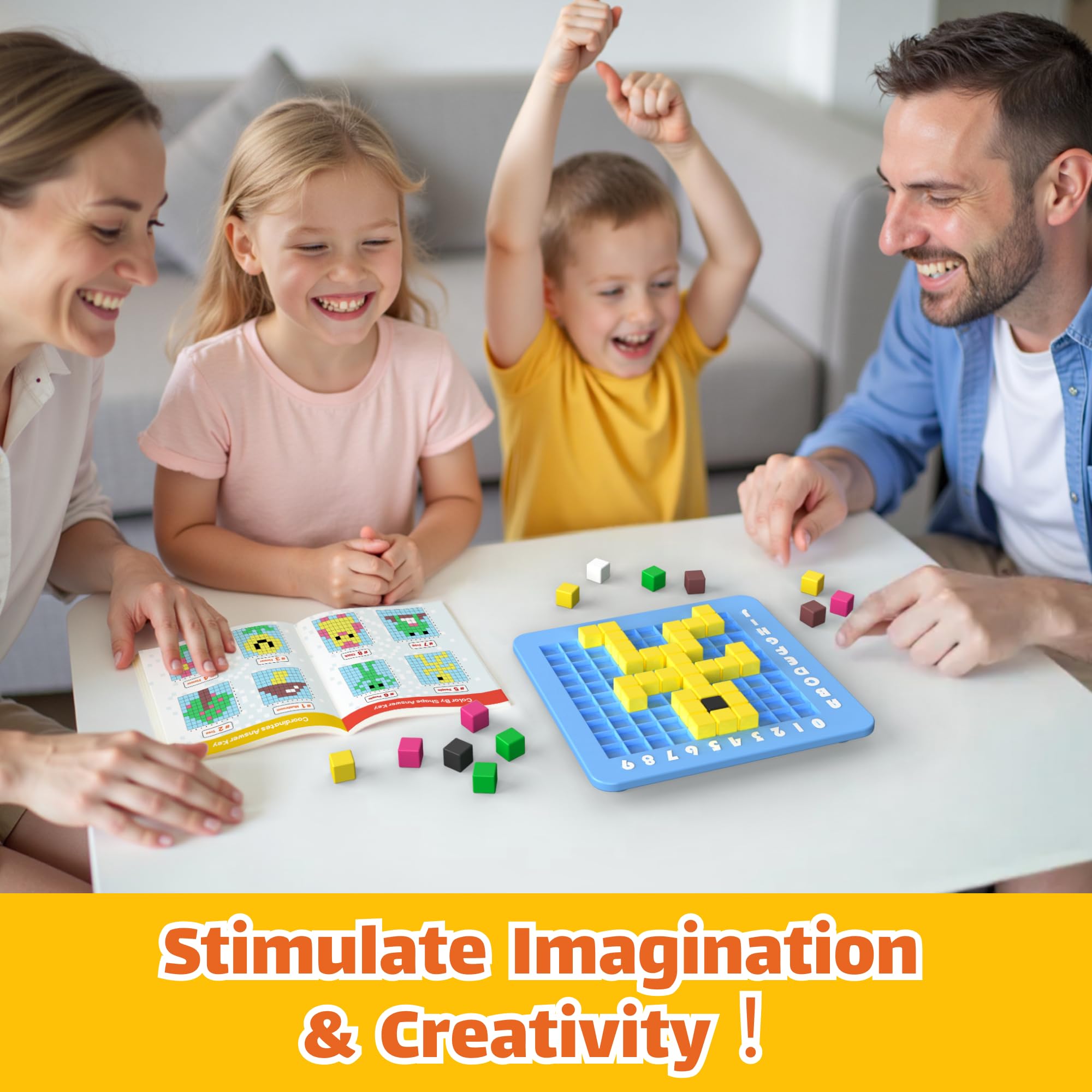 CYOEST Pixel Art Kit enhances fine motor skills through careful assembly