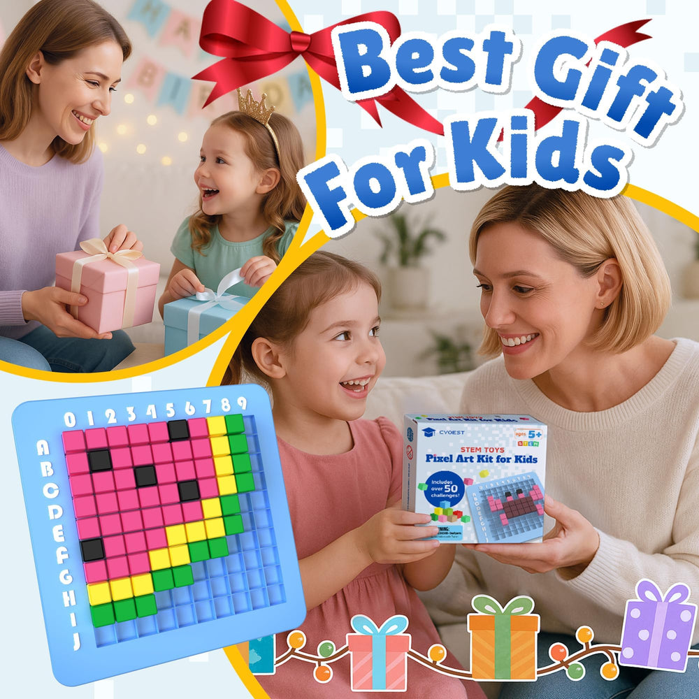 CYOEST Pixel Art Kit unboxing reveals a colorful creative journey