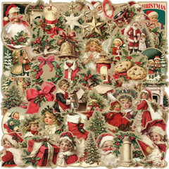 CZSWMD Vintage Christmas stickers on a laptop for personalized flair and durability