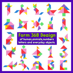 Educational tangram enhances geometric thinking and spatial problem solving with CZTCDP.