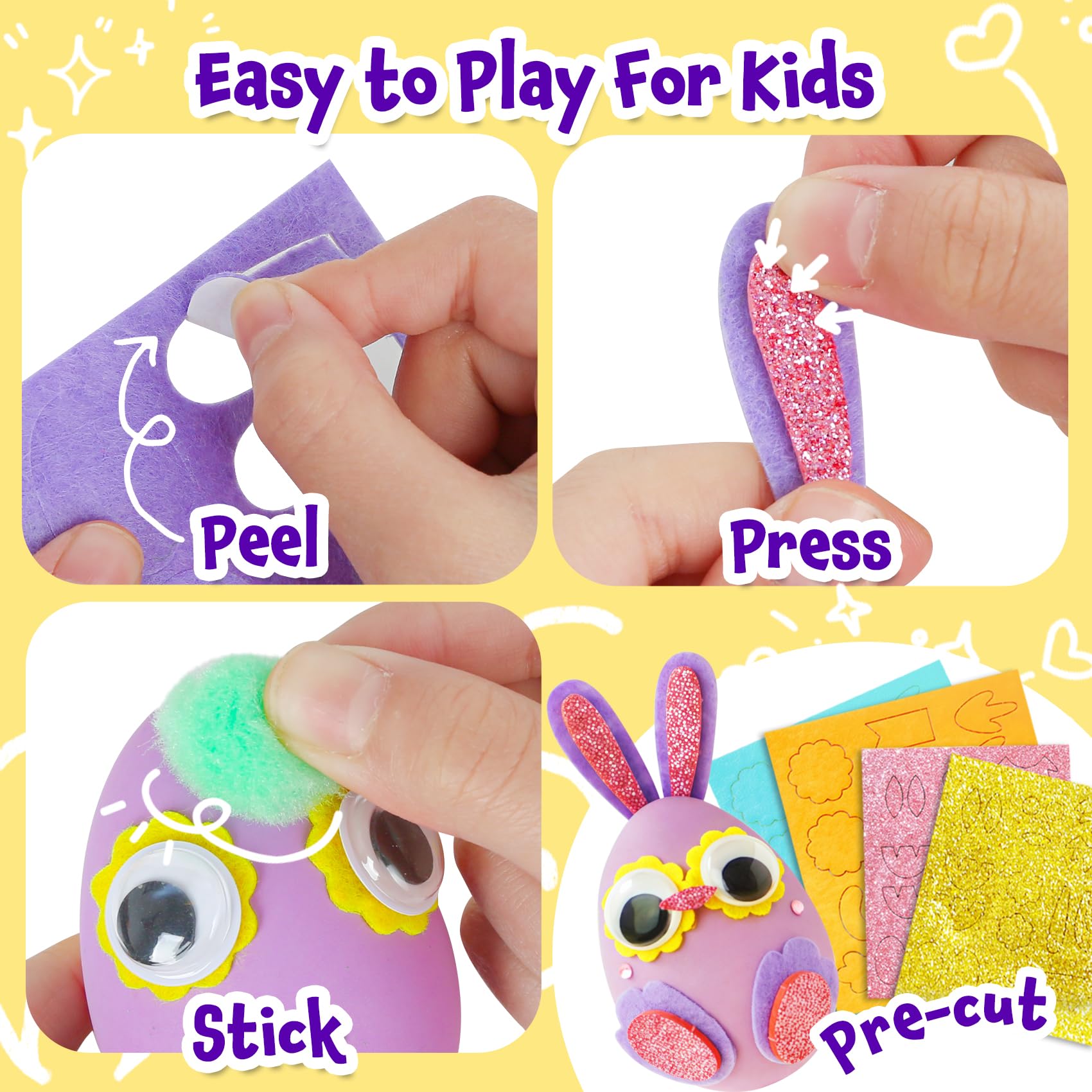 CZTDCP small and large eyes for crafts boost expression in playful characters.