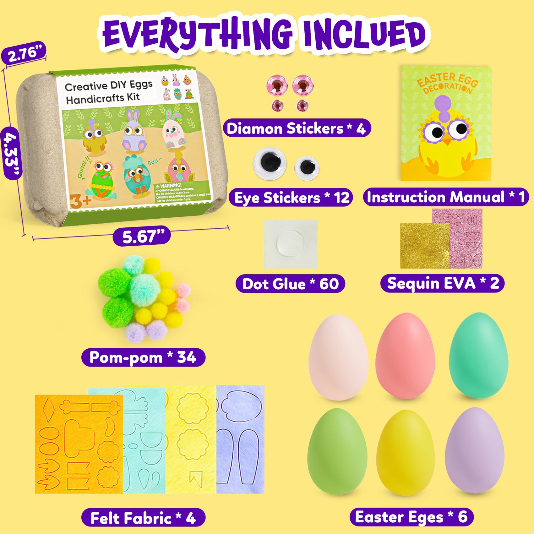CZTDCP versatile craft kit for home, school, and party crafting.