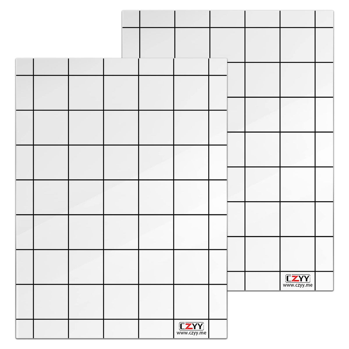 CZYY Acrylic Game Mat 1-inch grid overlay for precise tabletop planning.