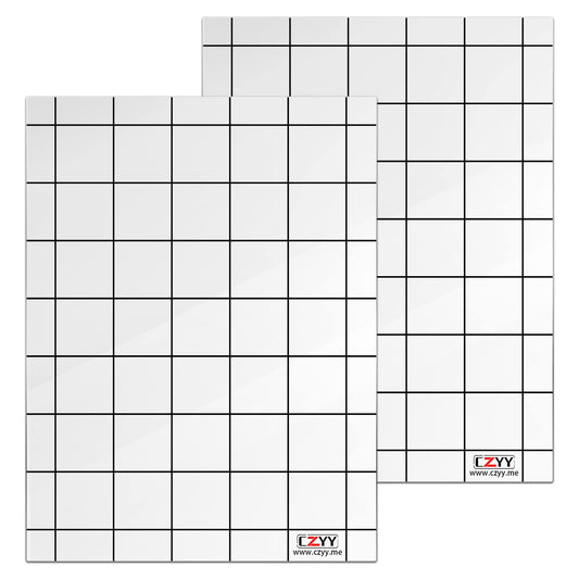 CZYY Acrylic Game Mat 1-inch grid overlay for precise tabletop planning.