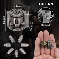 CZYY Bullet Dice set closeup showing heft and balance for satisfying rolls.