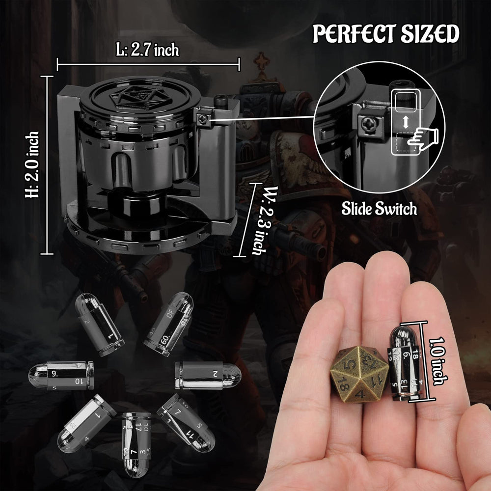 CZYY bullet D8 dice, compact weight, cyberpunk vibe for combat checks.