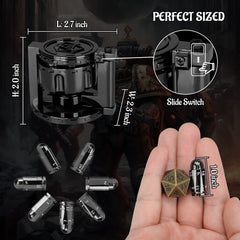 CZYY bullet D8 dice, compact weight, cyberpunk vibe for combat checks.