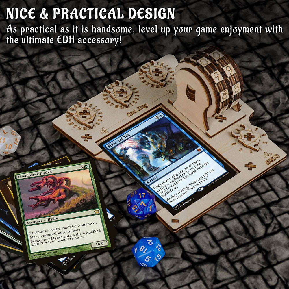 CZYY Commander EDH Zone Tray Cast Tracker aids turn counting