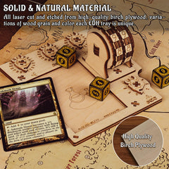 CZYY Commander EDH Zone Tray Damage Tracker helps monitor hits