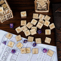 CZYY wooden undead token for quick reference during combat.