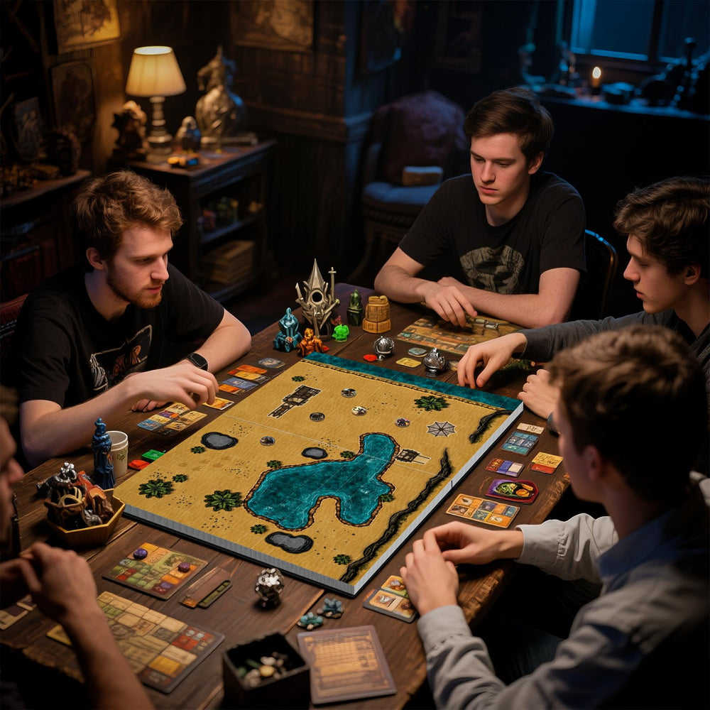 CZYY DND Battle Map Book: lay-flat binding ensures smooth, gap-free group play.