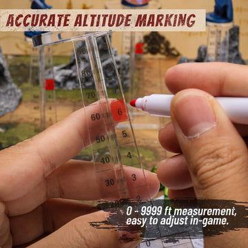 CZYY DND altitude notches for precise 0–9999 ft tracking on the stand.