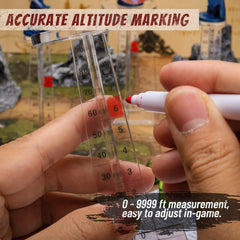 CZYY DND altitude notches for precise 0–9999 ft tracking on the stand.