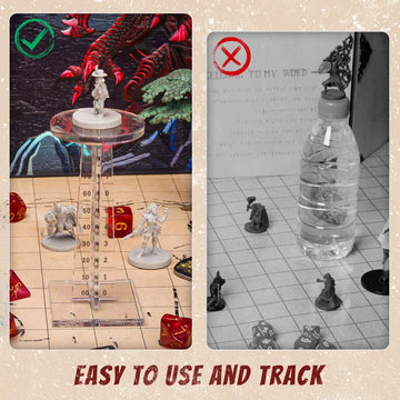 CZYY DND flying miniatures riser large base enabling dramatic high-altitude battles.