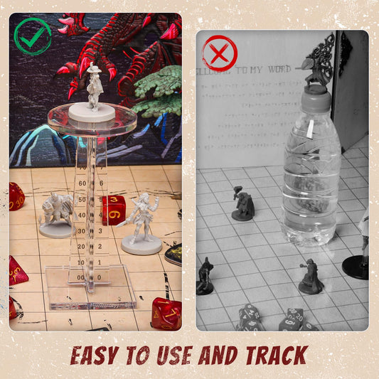 CZYY DND flying miniatures riser large base enabling dramatic high-altitude battles.