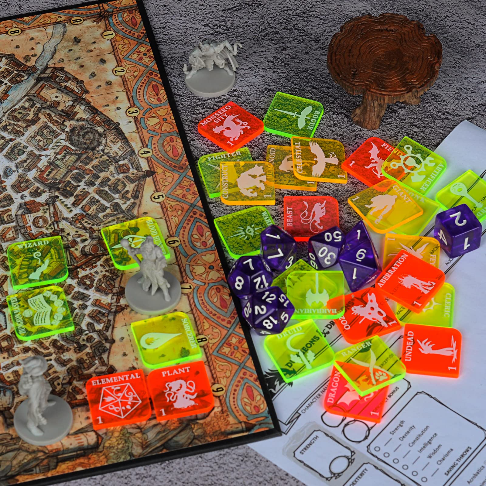CZYY D&D Affordable minis alternative for RPG campaigns.
