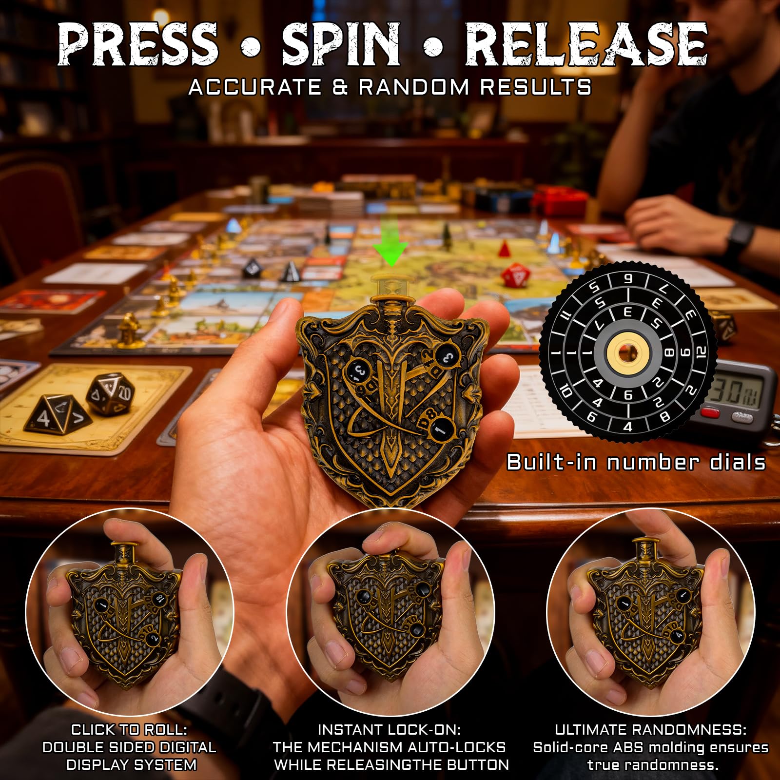 CZYY MinZerTRPG 7-in-1 design replaces standard dice for streamlined sessions