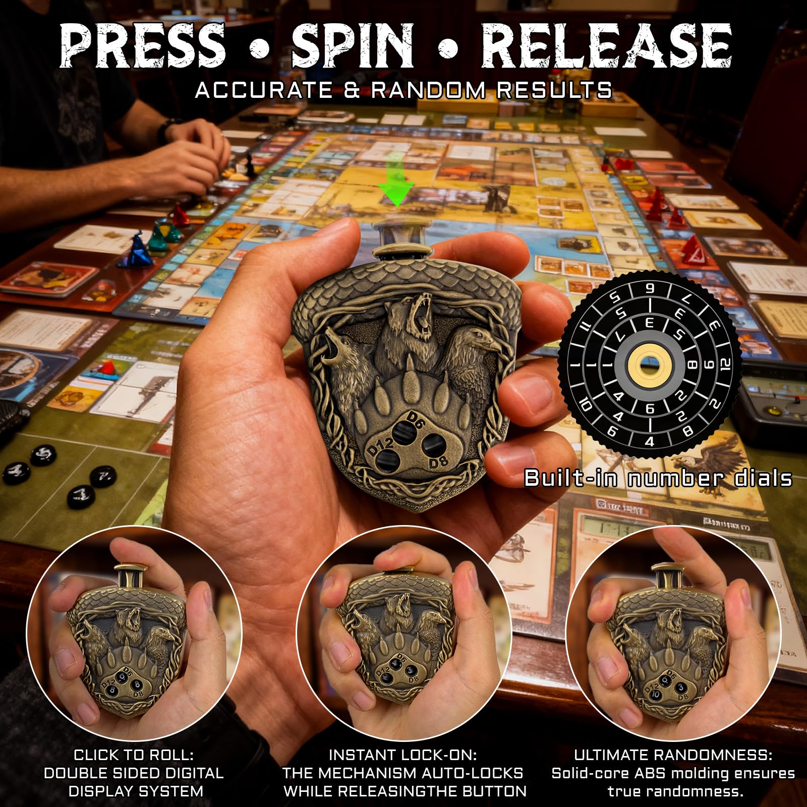 CZYY MinZerTRPG bear totem engraving emphasizes sturdy, nature-inspired design.