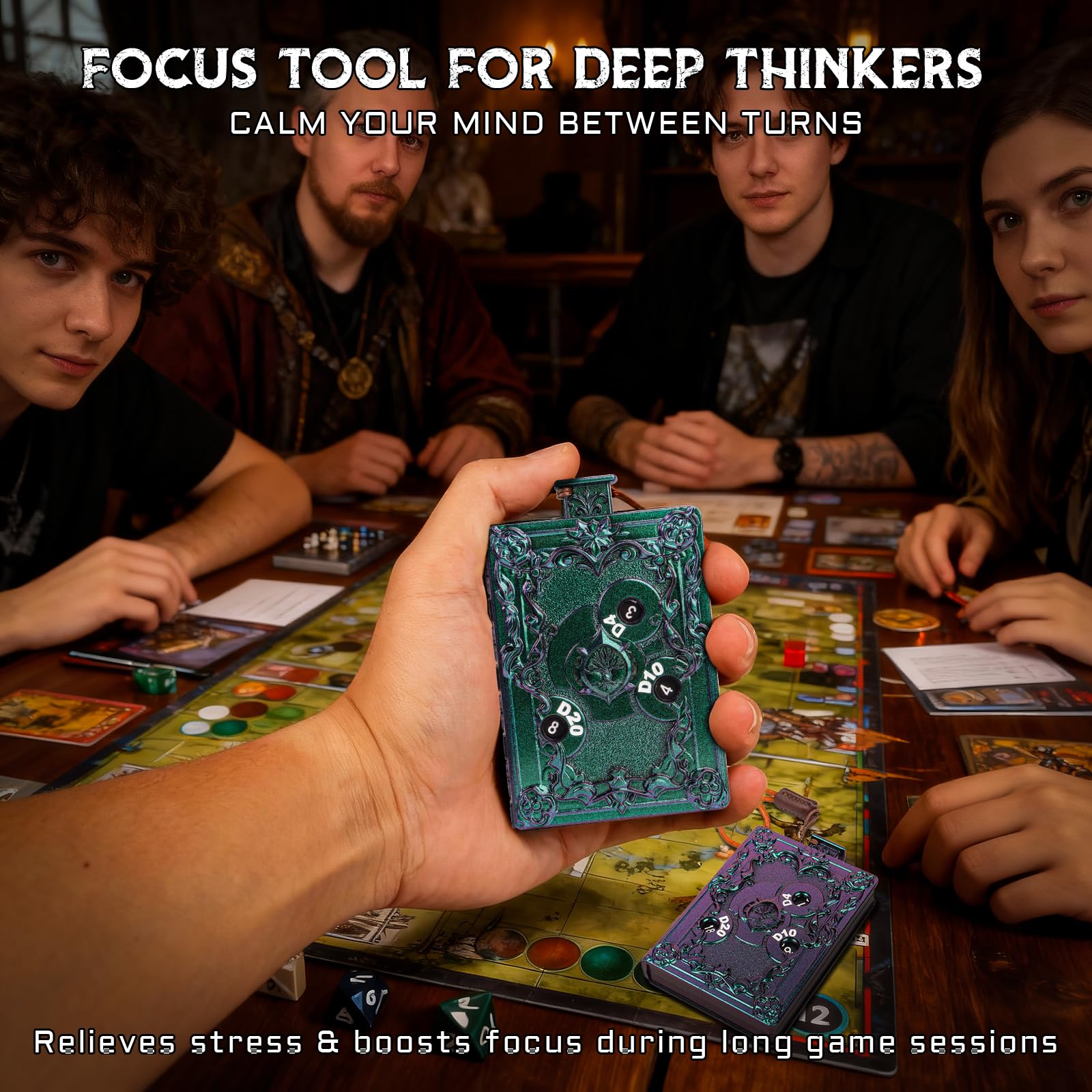 CZYY MinZerTRPG roulette dice gift-ready packaging appeals to wizards and players.