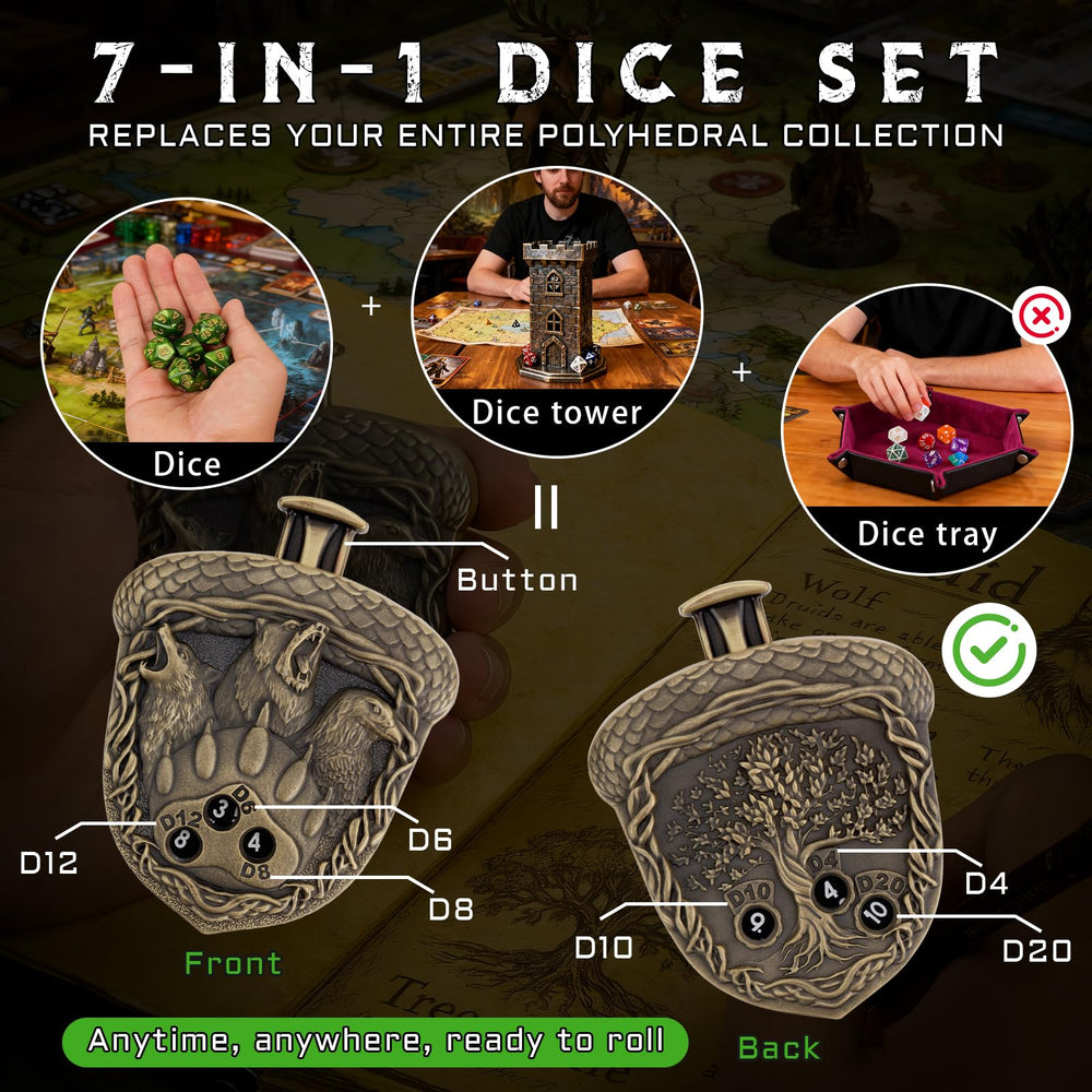 CZYY MinZerTRPG wolf totem engraving enhances immersive druidic theme.