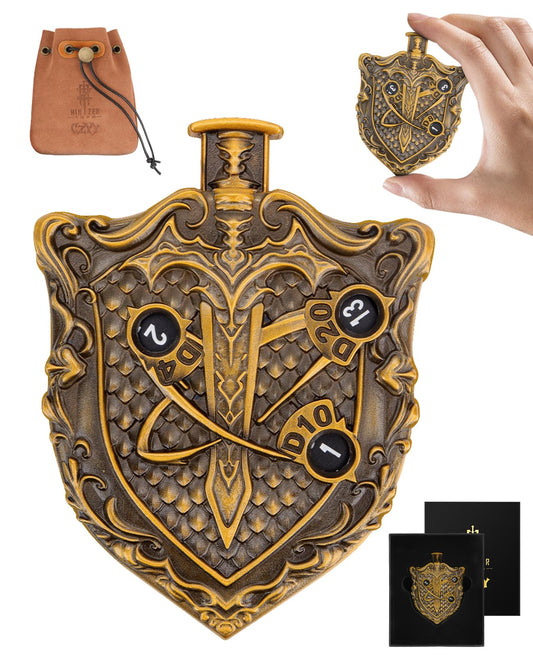 CZYY MinZerTRPG shield-spinner with zinc alloy shell for precise, quick rolling