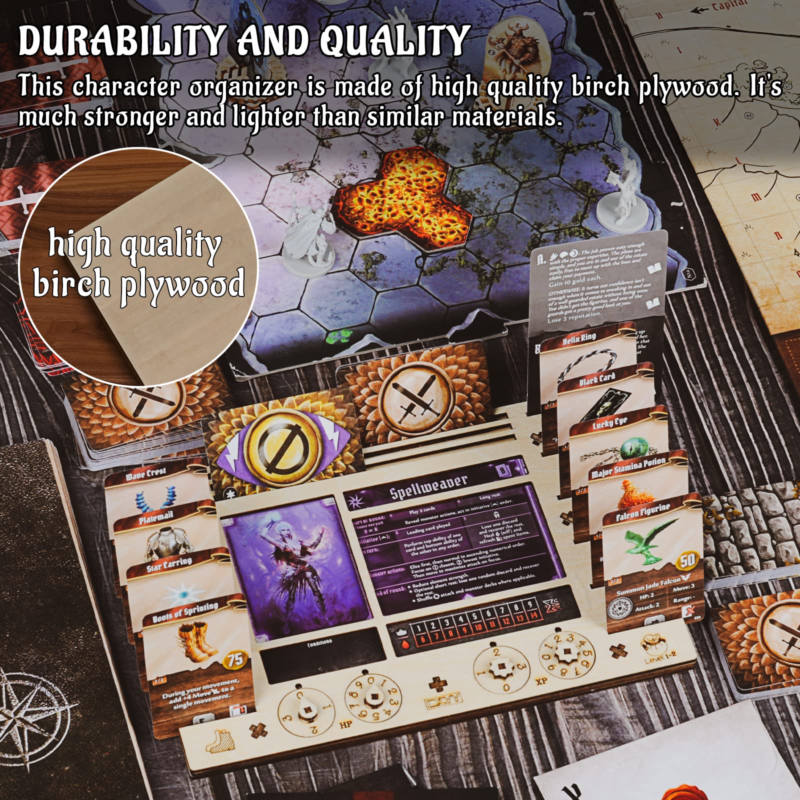 CZYY Table space saver dashboard frees gaming surface during sessions