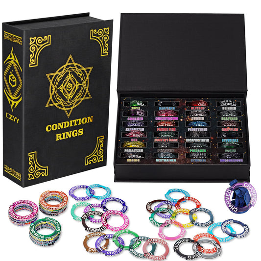 CZYY upgraded condition rings provide 96 pieces for quick status tracking on minis.
