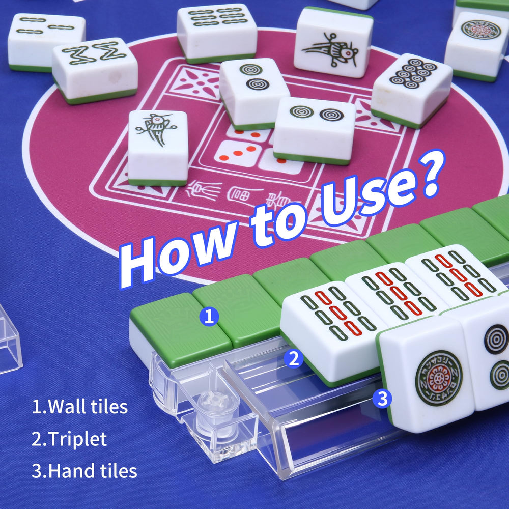 czzwak Mahjong Rack durable acrylic with scratch-resistant finish