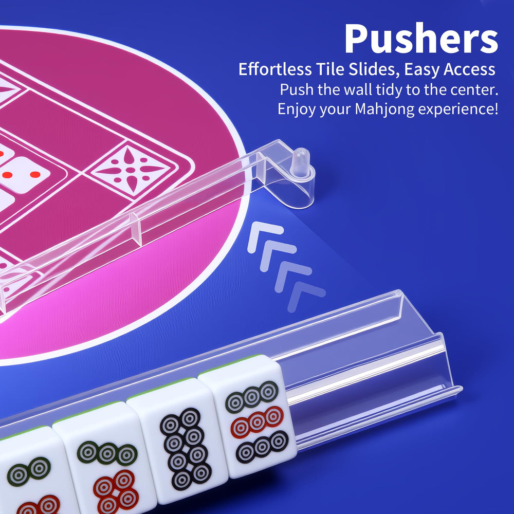 czzwak Mahjong Rack ergonomic pushers reduce hand fatigue