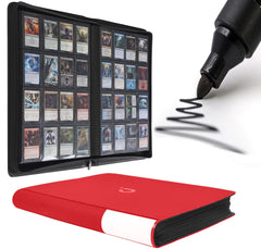 D DACCKIT card binder front cover showing 16 pockets for organized display