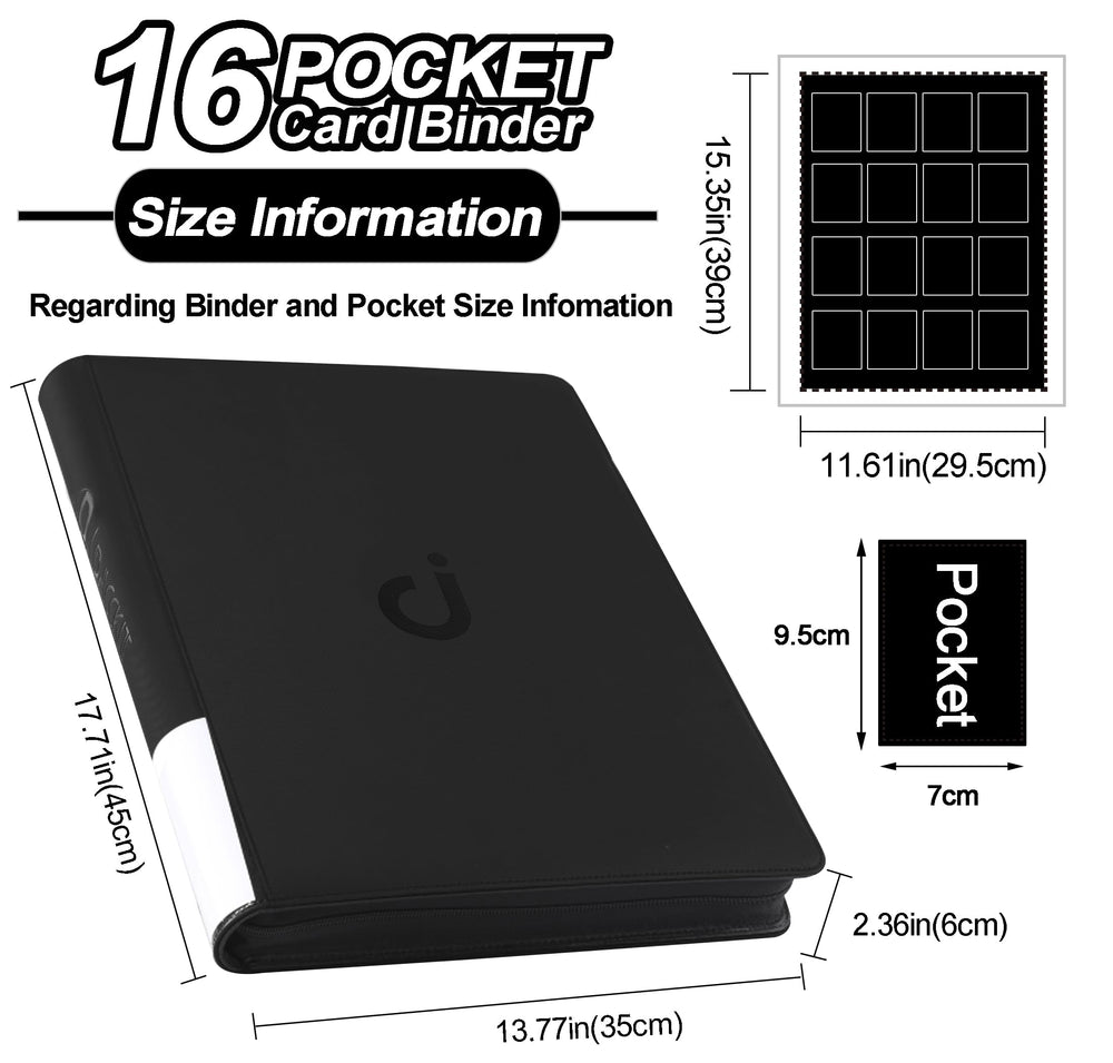 D DACCKIT Card Binder inner sleeves keep cards clearly visible and separated.