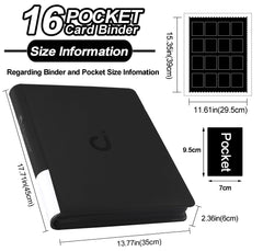 D DACCKIT Card Binder inner sleeves keep cards clearly visible and separated.