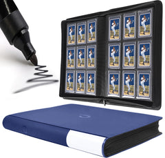 D DACCKIT Top Loader Binder cover in navy with secure binding for card protection and on-the-go storage.