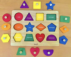 Dailyfunn wooden toy with knob grip supports safe handling and confident pincer grasp.