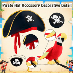 D-Fokes plush parrot shoulder prop adds playful pirate charm