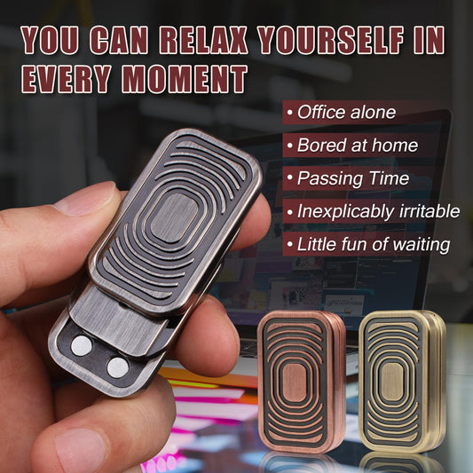 D.G.PLAYER Triple Fidget Slider magnetic mechanism shows magnetic control for distraction relief.