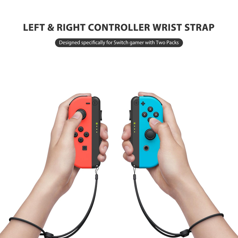 Easy slide-in design helps quick attachment to your Joy-Con.